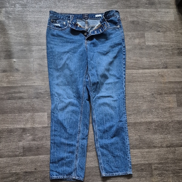 J. Crew Slim Boyfriend Blue Jeans - Picture 1 of 5